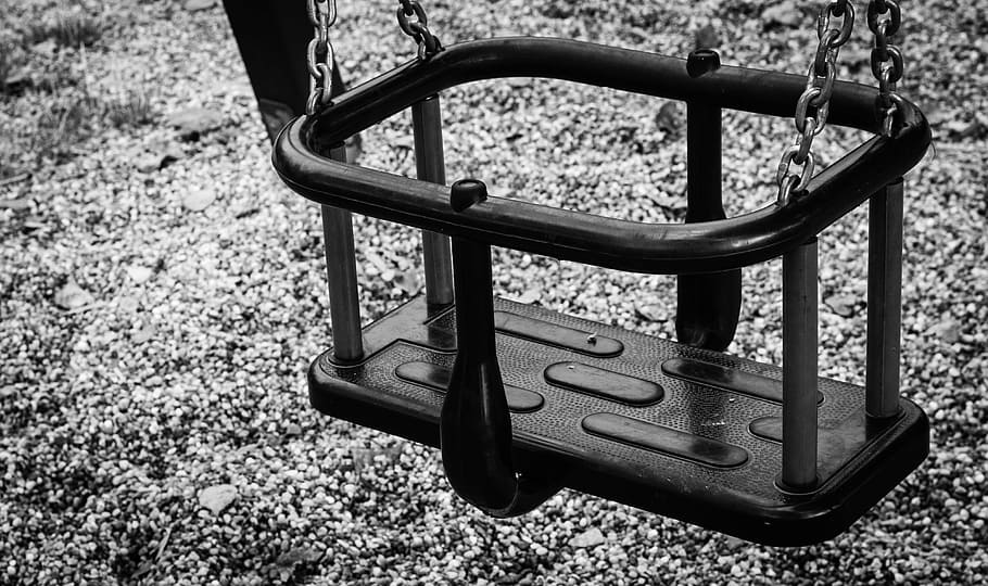 swing, field, playground, hobby, park, seat, park - man made space HD wallpaper