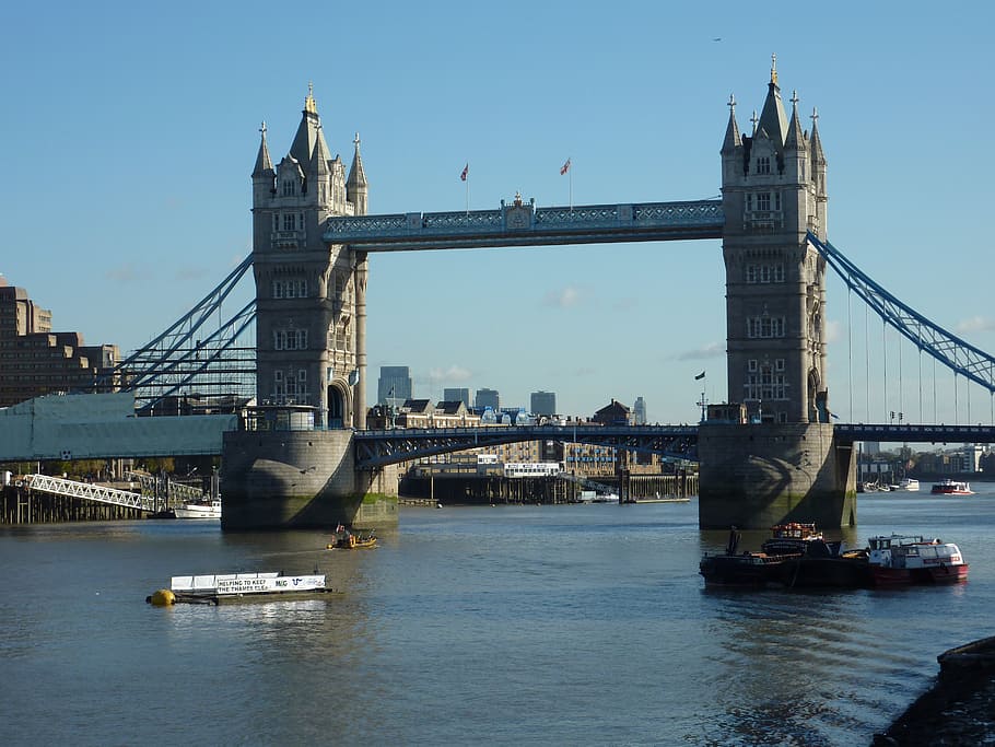 tower bridge, london, river, thames, uk, england, built structure HD wallpaper
