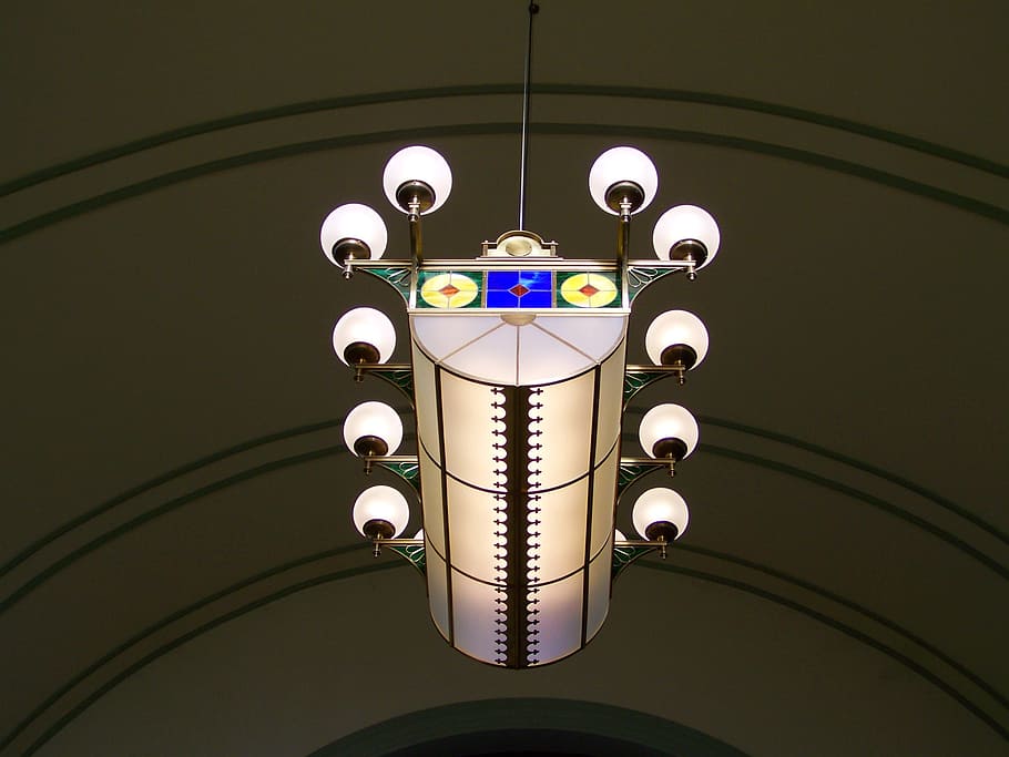 chandelier, lamp, lighting, ceiling, lighting equipment, low angle view HD wallpaper