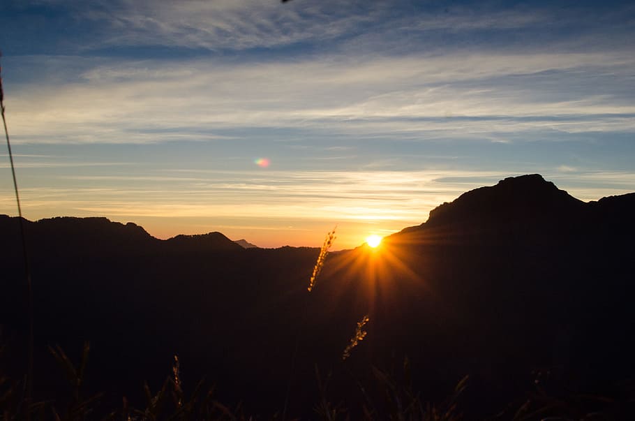 mt, sunrise, astral, sky, sunset, beauty in nature, scenics - nature HD wallpaper