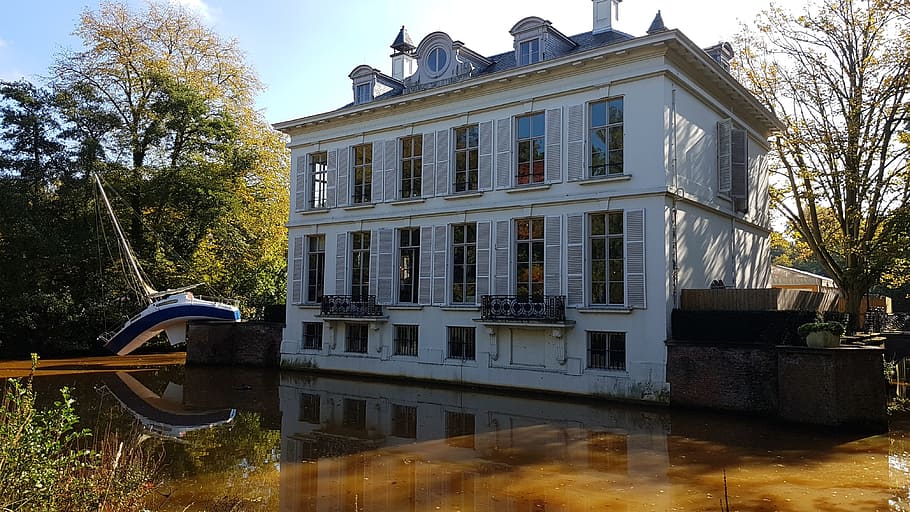 middelheim, park, castle, antwerp, historic building, stone house HD wallpaper