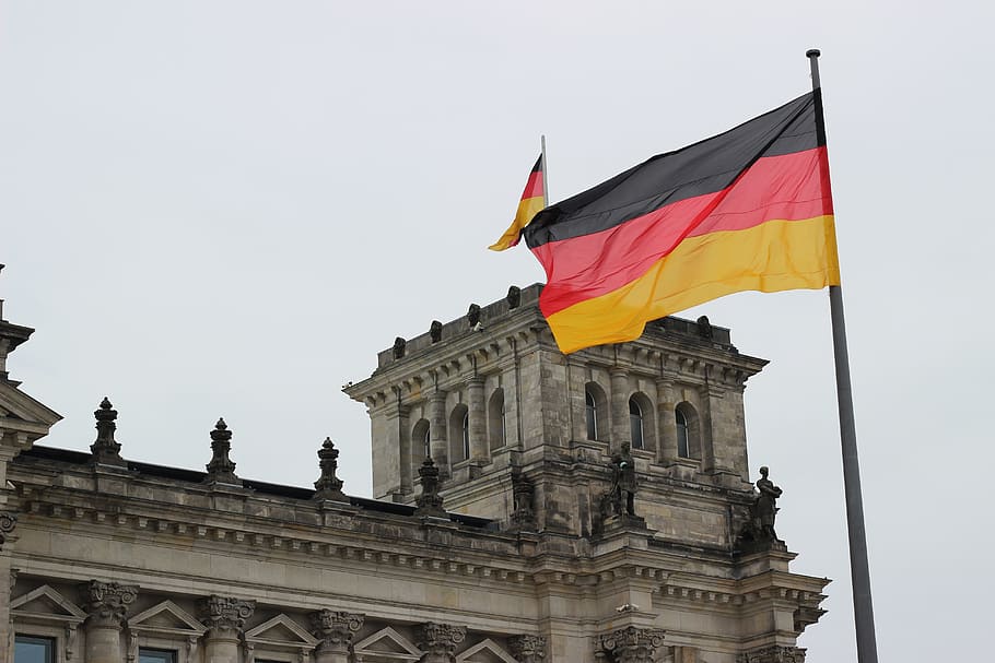 HD wallpaper: germany, flag, reichstag, berlin, black red gold, germany flag  | Wallpaper Flare