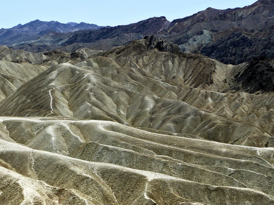 Death Valley National Park, Desert, california, usa, mountains, HD wallpaper