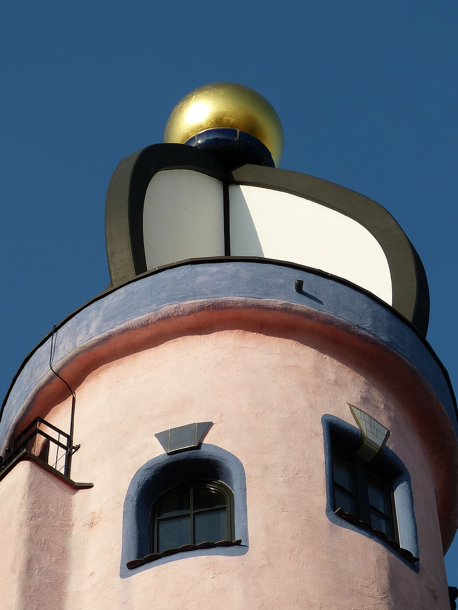 hundertwasser, home, architecture, window, building, facade HD wallpaper