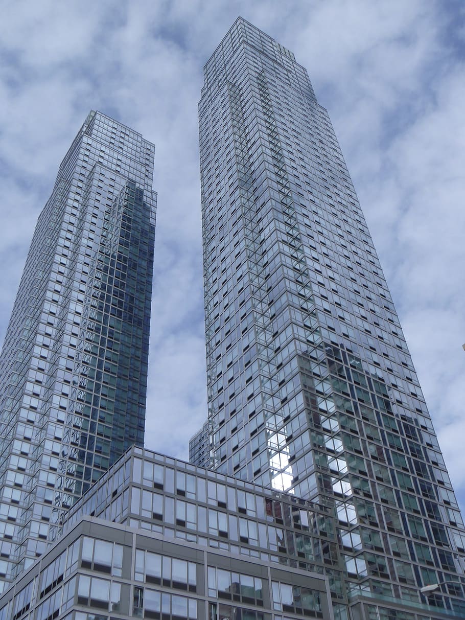 skyscraper, office, architecture, large, city, new york, built structure HD wallpaper