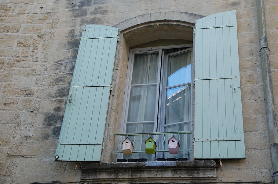 Window, Shutters, Open, Facade, shutters open, architecture HD wallpaper