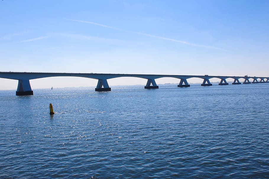 recently, bridge, netherlands, dutch, zealand, holland, water HD wallpaper