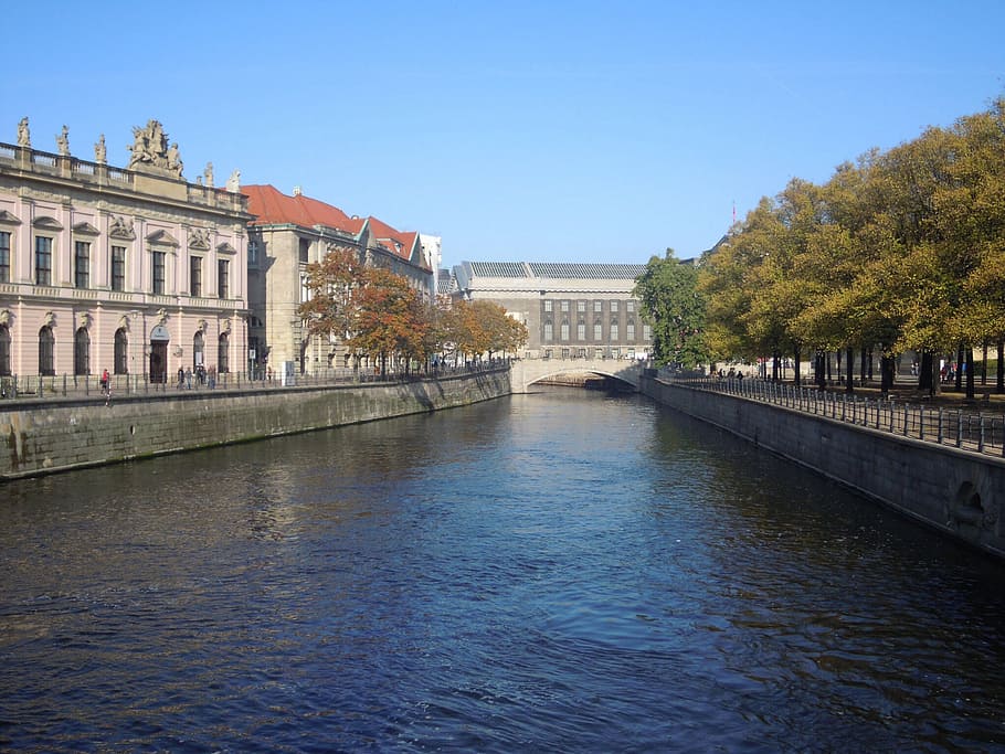 berlin, spree, river, palace bridge, built structure, architecture HD wallpaper