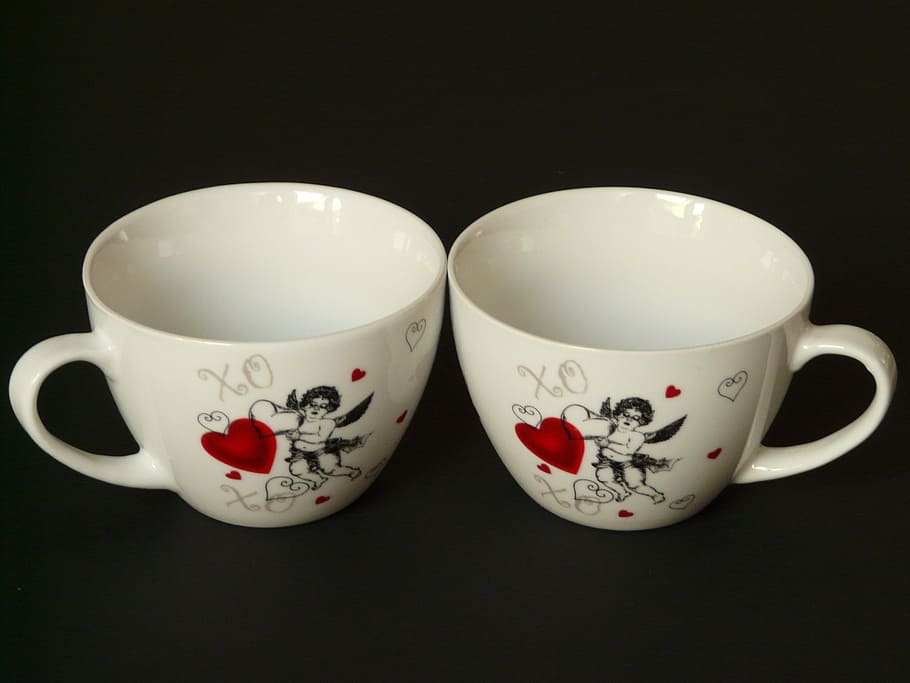 cup, drink, coffee, coffee cup, love, heart, herzchen, romance HD wallpaper
