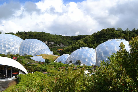 eden project, cornwall, environment, england, ecology, dome HD wallpaper