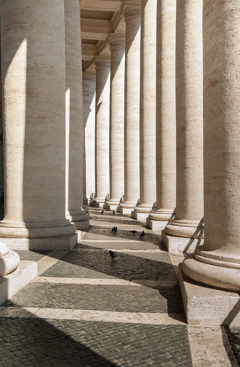 Rome, Columns, Vatican, John Dory, Up, john dory up, architectural column