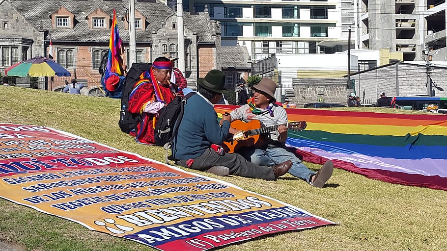 march, protest, indigenous, pachacutic, ecuador, real people HD wallpaper