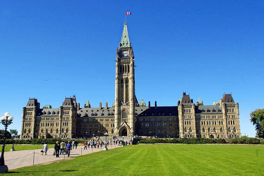 canada, ottawa, parliament, federal, landscape, monument, administration, HD wallpaper