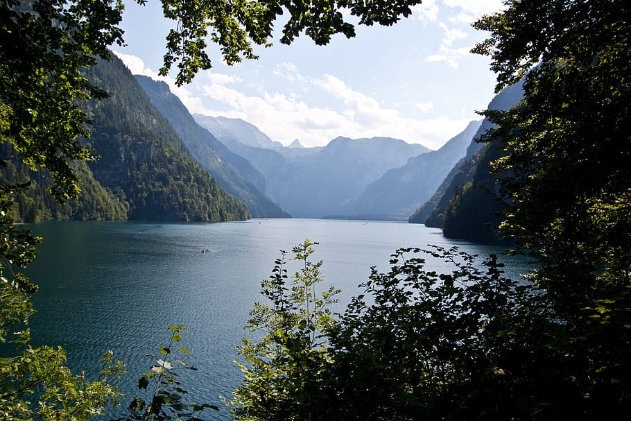 waters, nature, mountain, landscape, beauty in nature, plant HD wallpaper