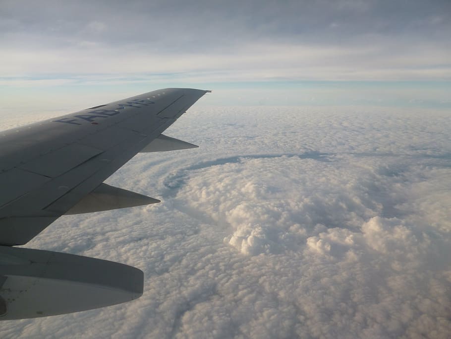 bolivia, landscape, plane, wing, flight, clouds, above, airplane HD wallpaper