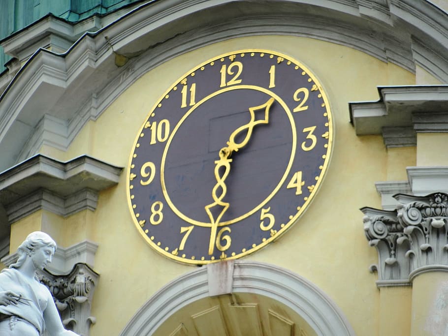 clock, time, monument, the number of, digits, tips, minute HD wallpaper
