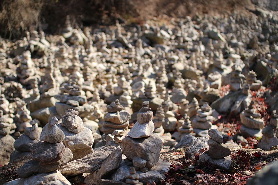 stone tower, arboretum, day, solid, rock, no people, nature HD wallpaper