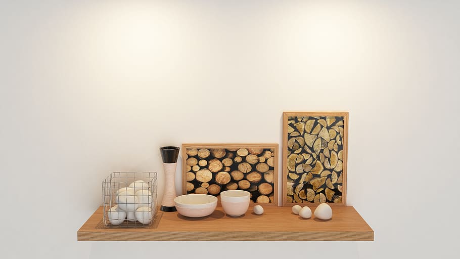 backgrounds, shelf, frame art, design, decoration, shop, wooden HD wallpaper