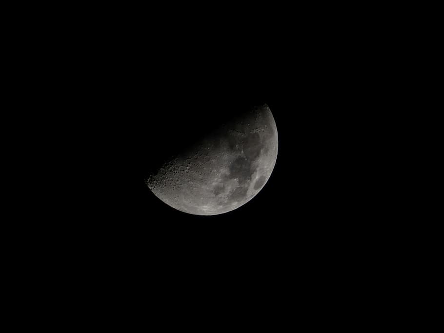 moon, nocturne, sky, night, astronomy, space, planetary moon HD wallpaper