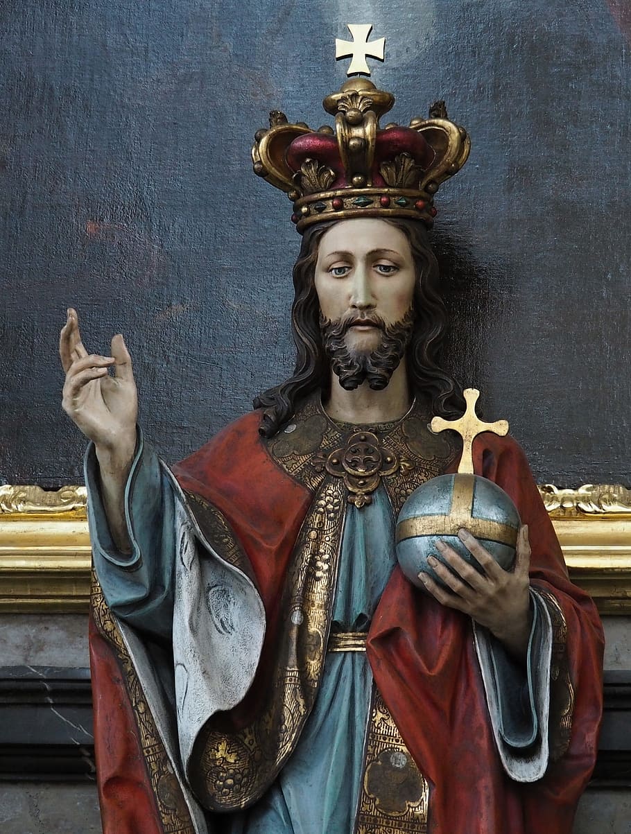 HD wallpaper: christ the king, jesus, the ruler of the, mr, god, sculpture  | Wallpaper Flare