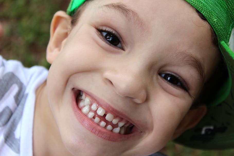 boy wearing green cap, child, kid, smile, happy, smiling, childhood HD wallpaper