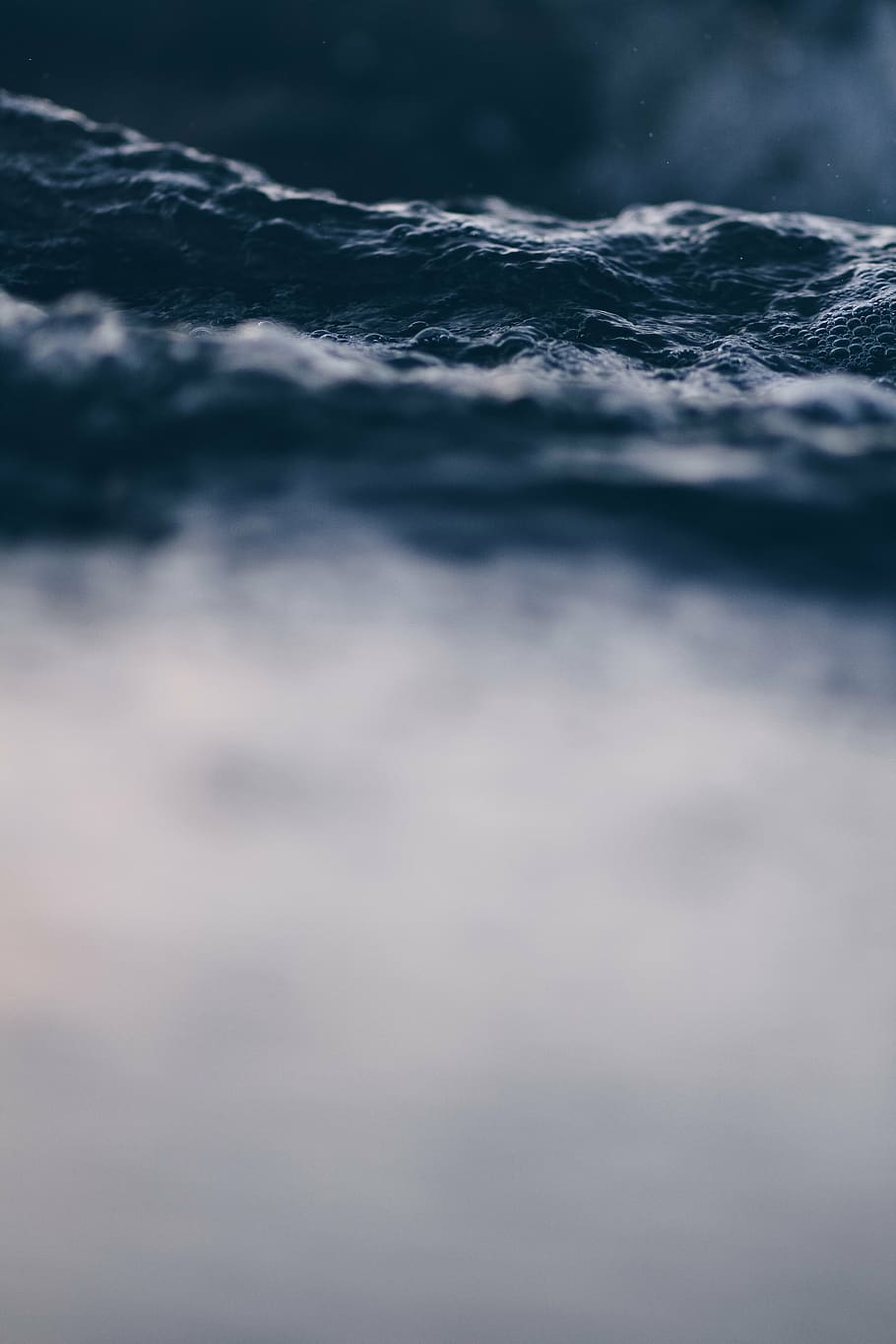 untitled, sea, ocean, water, waves, nature, blur, blue, backgrounds HD wallpaper
