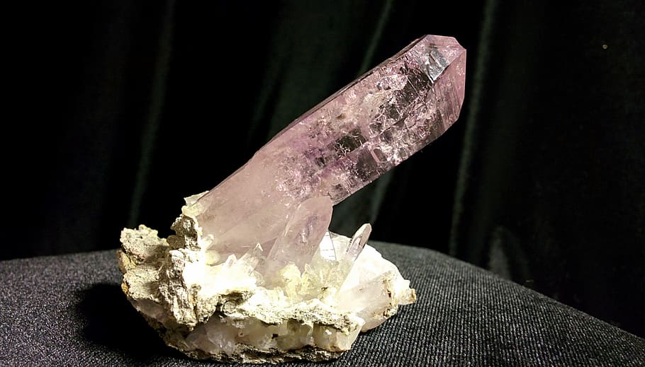 amethyst, ore, collection, mexico, crystal, mineral, indoors HD wallpaper