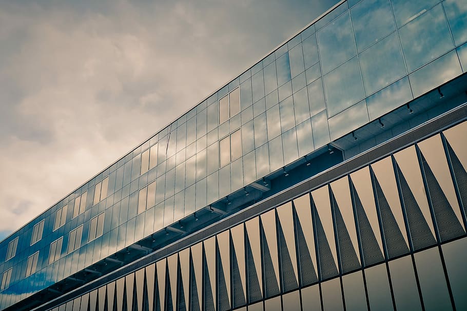 Architecture, Facade, Office Building, modern, window, modern architecture HD wallpaper