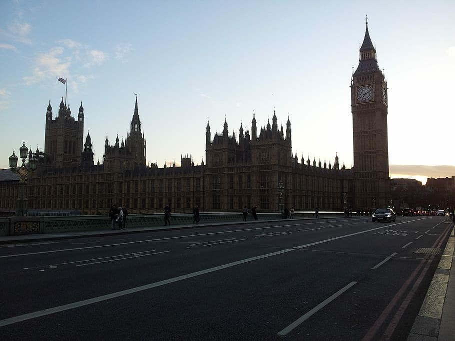 Big Ben, London, Westminster, westminster bridge, england, parliament, HD wallpaper