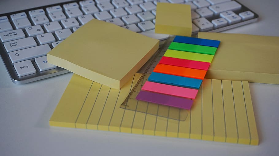 Postit, Sticky Notes, Adhesive, adhesive note, office accessories, HD wallpaper
