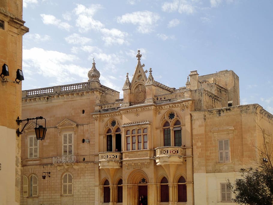 malta, architecture, sky, building exterior, built structure HD wallpaper