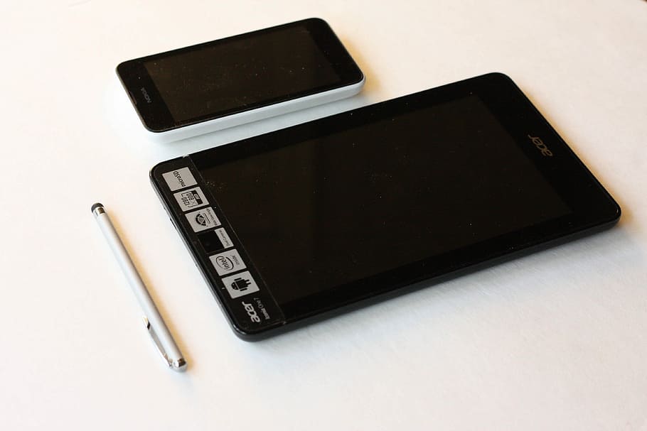 Mobile Phone, Tablet, Stylus Pen, cell phone, windows phone, HD wallpaper