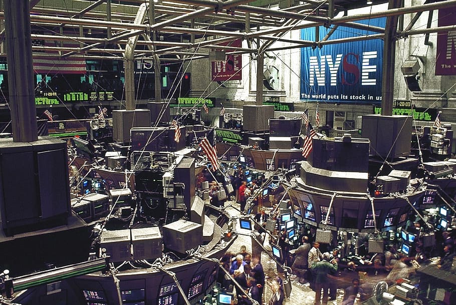 NYSE stock exchange photo, trading floor, new york, manhattan, HD wallpaper