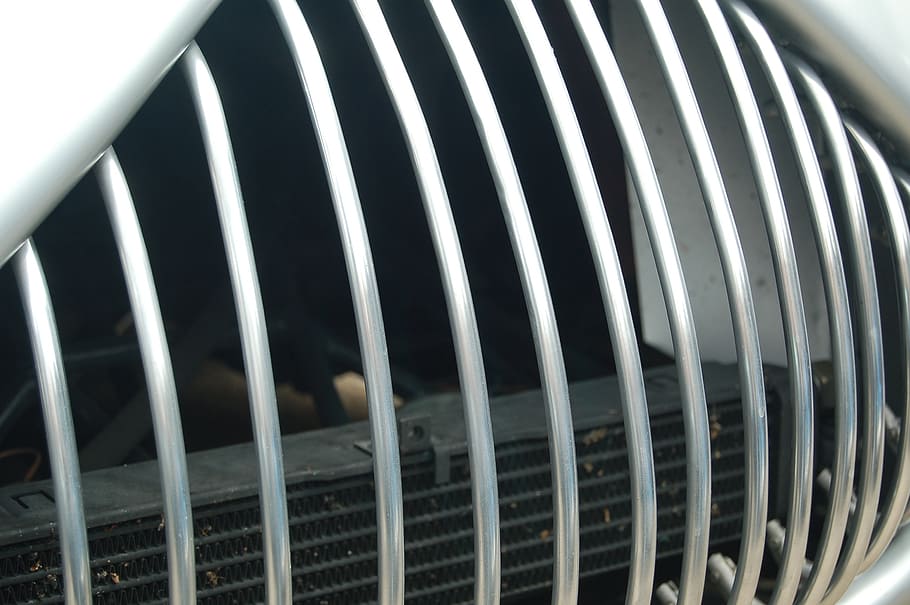 grille, auto, oldtimer, detail, metal, close-up, pattern, no people HD wallpaper