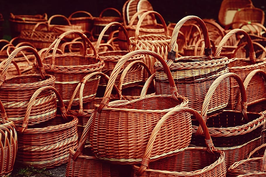 basket, graze, background, wood, pattern, traditionally, ornament HD wallpaper