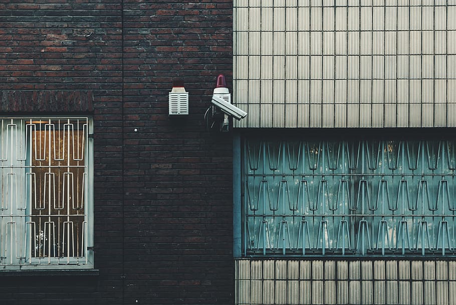 architecture, building, infrastructure, wall, outside, cctv HD wallpaper