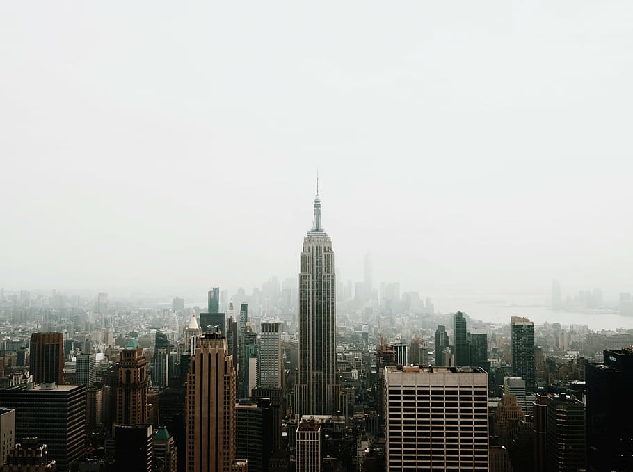 Empire State Building, New York, architecture, infrastructure HD wallpaper