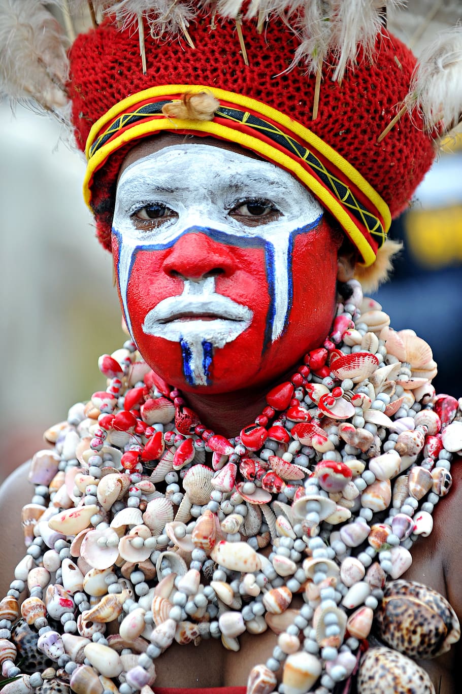 Goroka, Show, Papua, New, Guinea, cultures, indigenous Culture