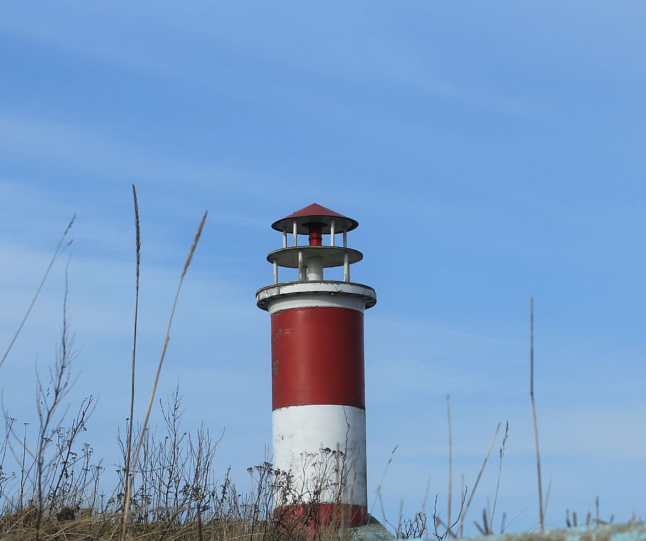 lighthouse, beacon, shipping, daymark, navigation, sea, coastline HD wallpaper