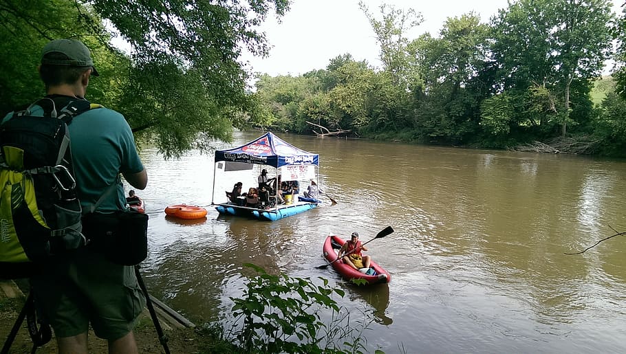 HD wallpaper french broad, river, festival, nautical Vessel, people