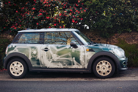 X-ray mini cooper, concepts And Ideas, other, car, low Profile Tires HD wallpaper