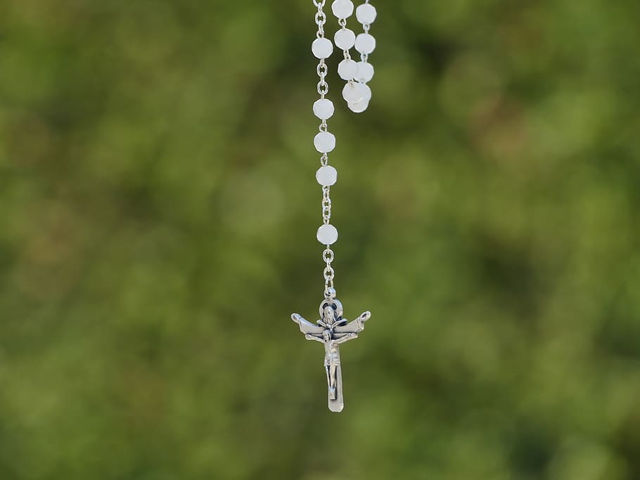 HD wallpaper: rosary on open book, jesus, christ, cross, religious, bible,  holy | Wallpaper Flare