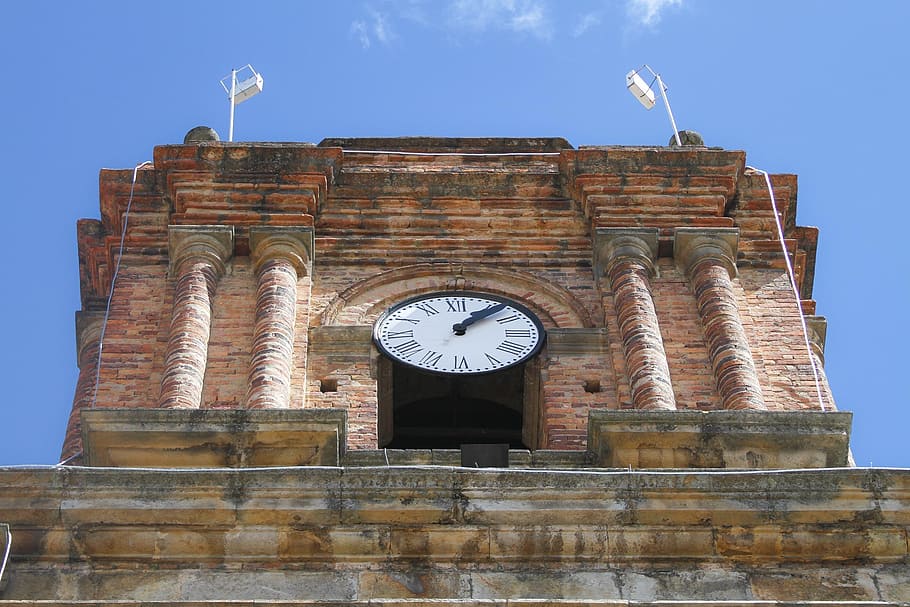 clock, tower, city, architecture, urban, people, hour, minutes HD wallpaper