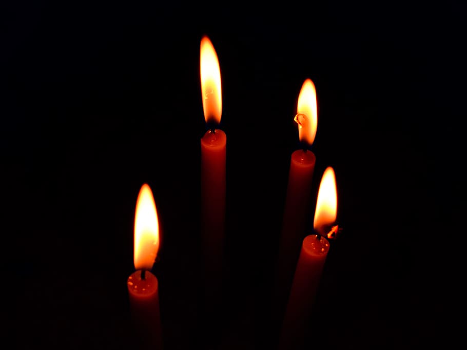 candles, light, flame, dark, candlelight, glowing, spirituality HD wallpaper