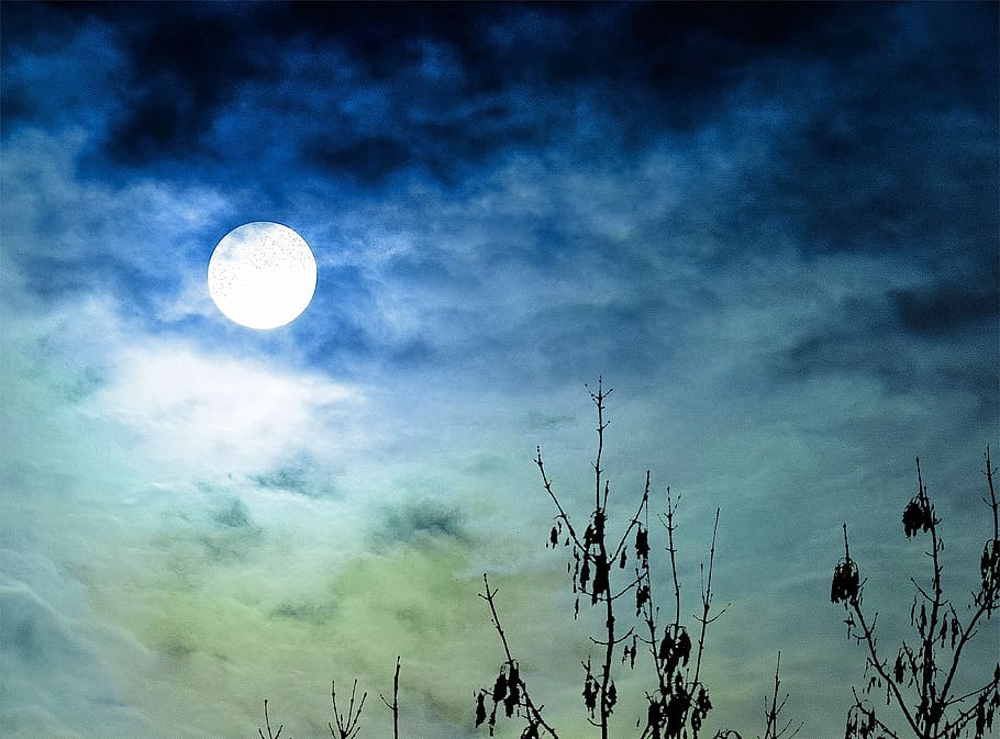 Sunset, Clouds, sky, abendstimmung, evening sky, nature, red HD wallpaper
