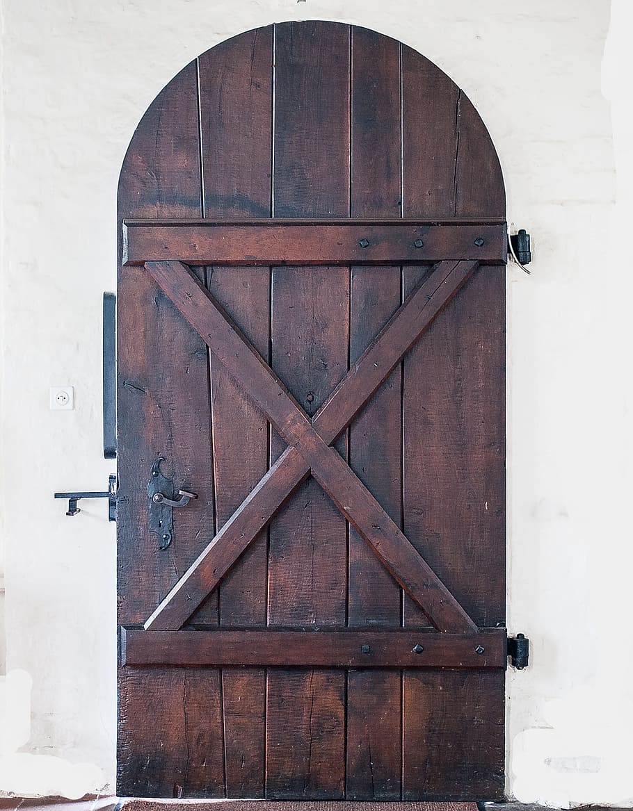 Old, Door, Wood, Fitting, Solid, Inside, old door, ornament HD wallpaper