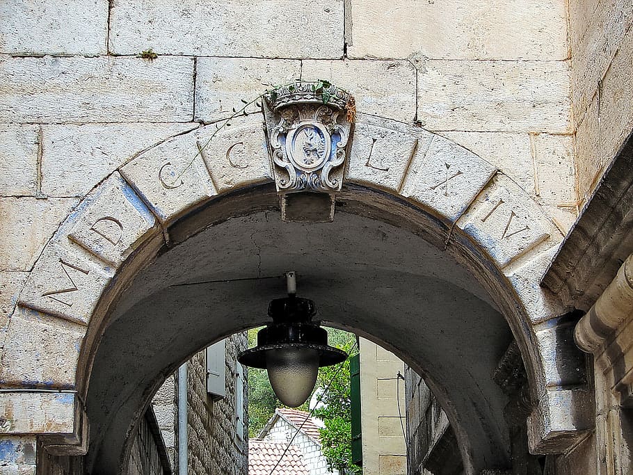 stone, arch, architecture, stone arch, historic, gate, medieval HD wallpaper