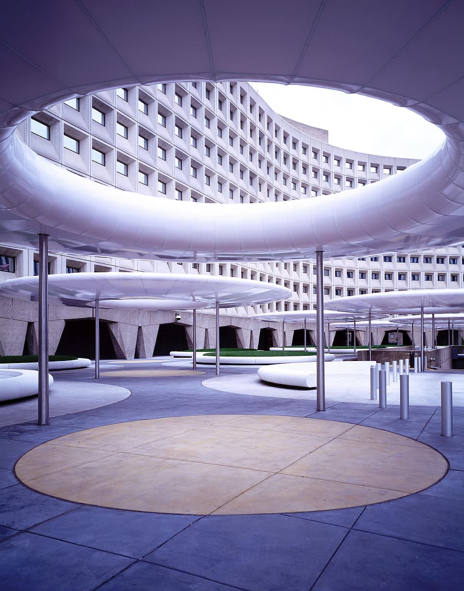 Building, Architecture, Porte Cochere, washington, usa, america HD wallpaper