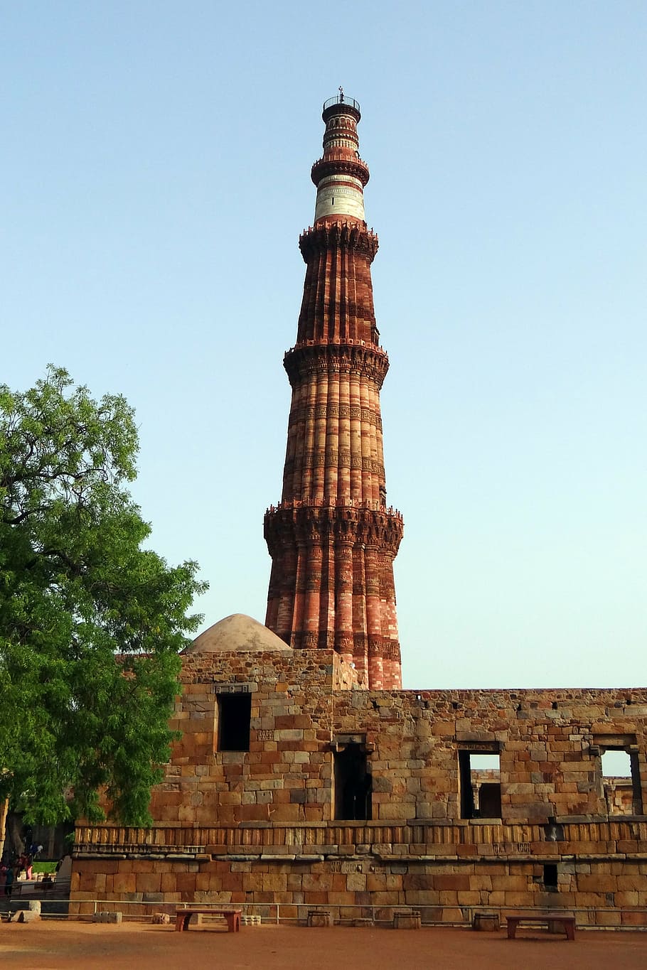 qutb minar, qutub minar, qutab, islamic monument, unesco world heritage site, HD wallpaper
