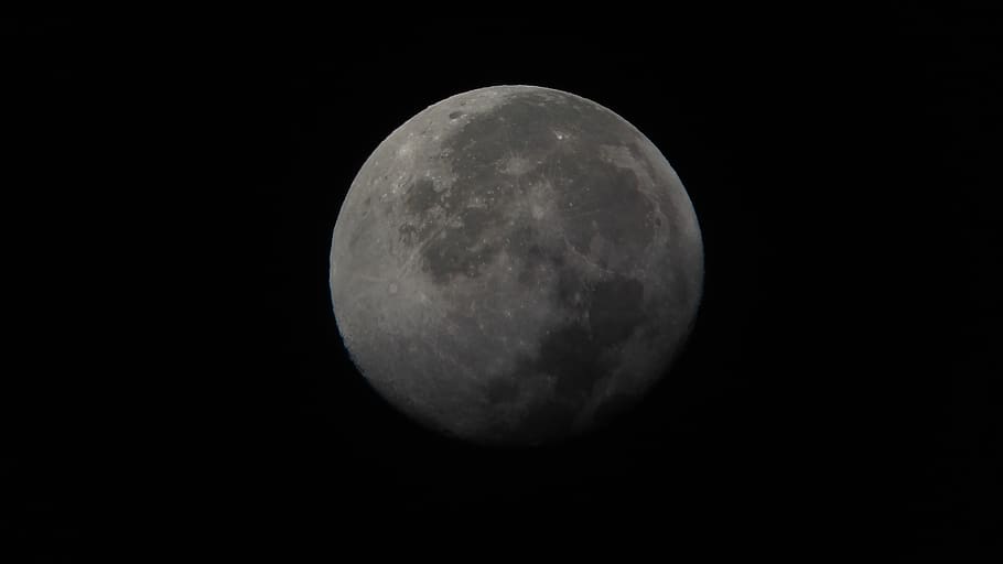 moon, night, space, planet, moonlight, astronomy, sky, planetary moon HD wallpaper